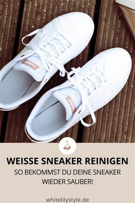 weiße nike schuhe sauber machen|weiße sneaker waschmaschine.